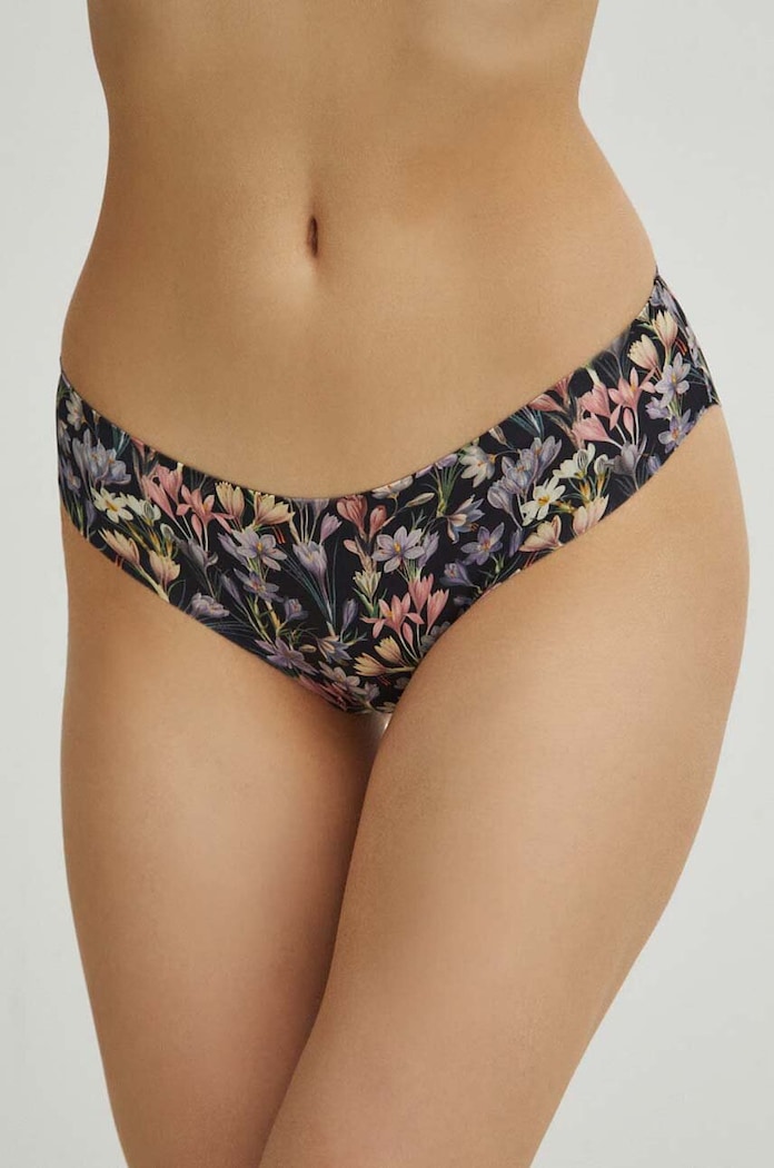 Figi damskie w kwiaty (3-pack) kolor multicolor multicolor RS24-BID201