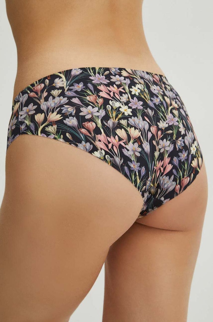 Figi damskie w kwiaty (3-pack) kolor multicolor RS24-BID201