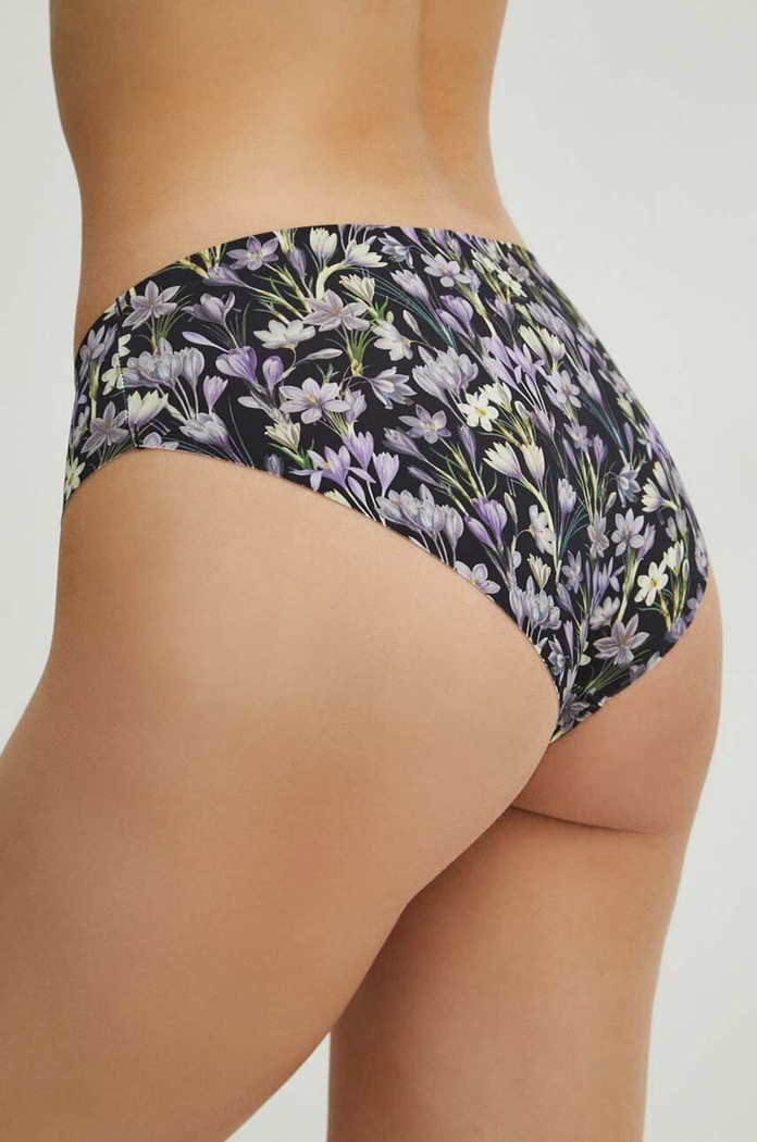 Figi damskie w kwiaty (3-pack) kolor multicolor RS24-BID201