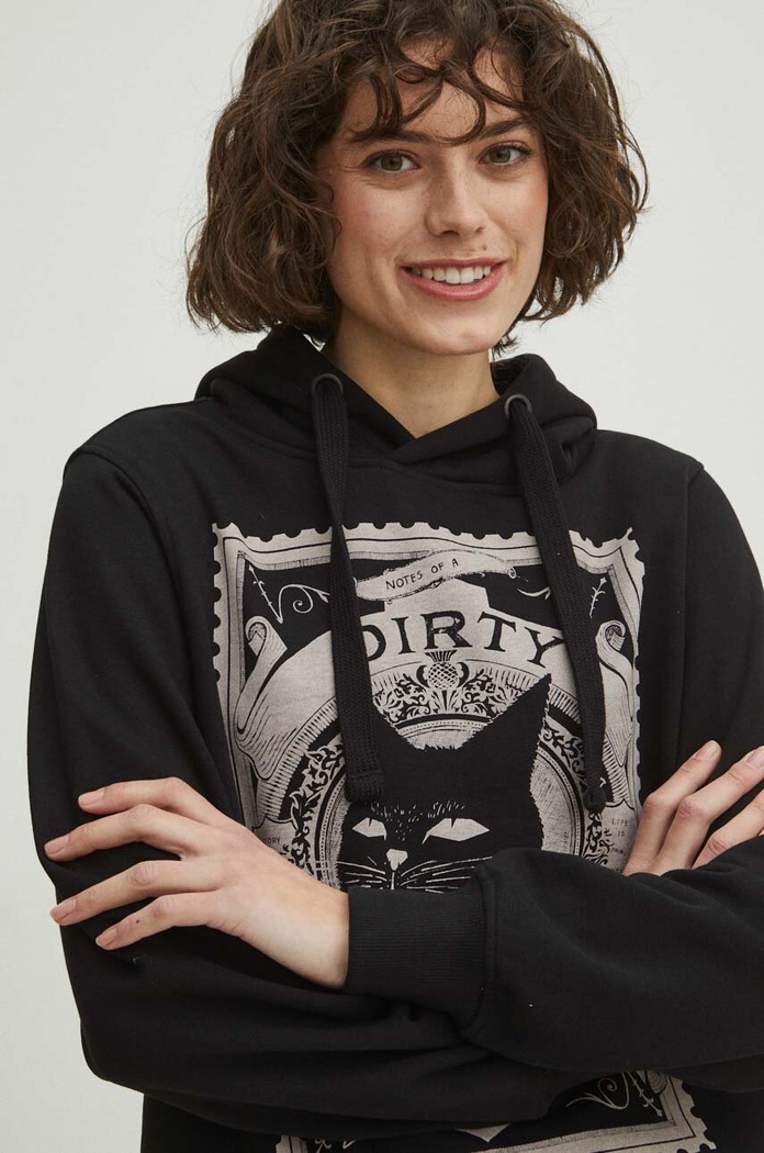 Bluza damska by Zuzanna Kierenkiewicz „zzzuzzzz”, Grafika Polska kolor czarny RS24.BLD450 czarny