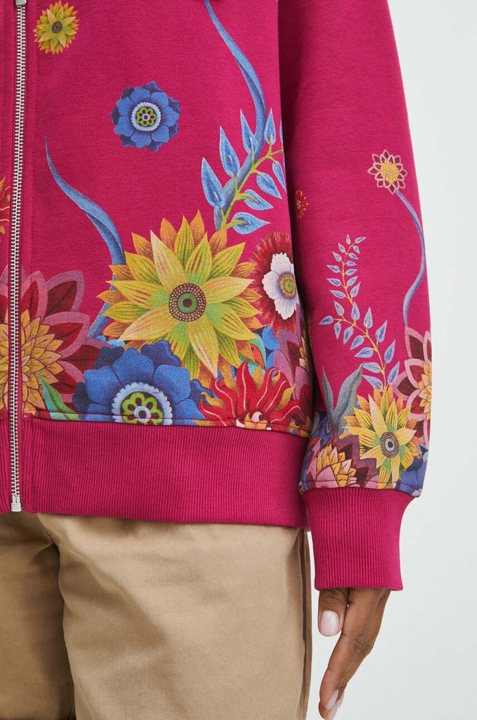 Bluza damska z kolekcji Jane Tattersfield x Medicine kolor różowy RS24-BLD850