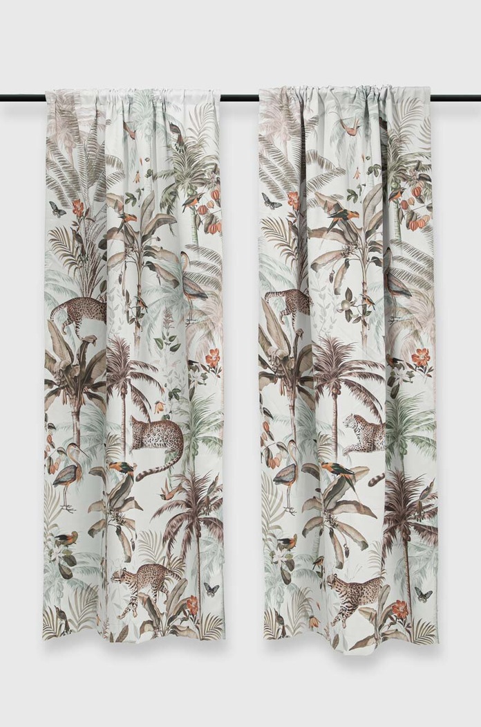 Dekoratívna záclona so vzorom 140 x 260 cm (2-pack) viac farieb RS24.DEU800 viacfarebná RS24