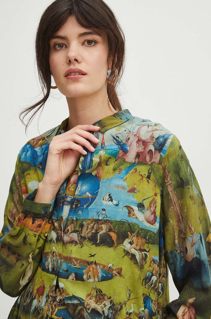 Koszula damska z kolekcji Eviva L'arte kolor multicolor RS24.KDD252