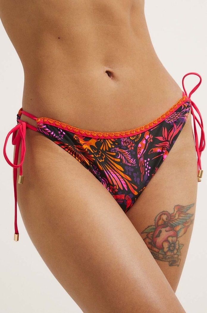 Dwuczęściowy strój kąpielowy damski wzorzysty kolor multicolor RS24.KOD710 multicolor