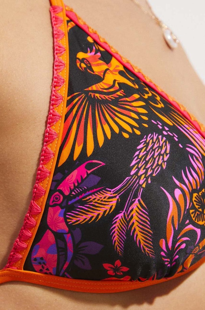 Dwuczęściowy strój kąpielowy damski wzorzysty kolor multicolor multicolor RS24.KOD710