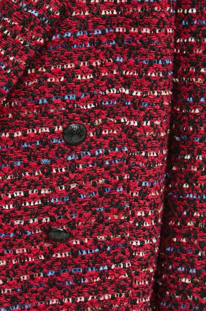 Marynarka damska tweedowa wzorzysta kolor multicolor RS24.KZD302