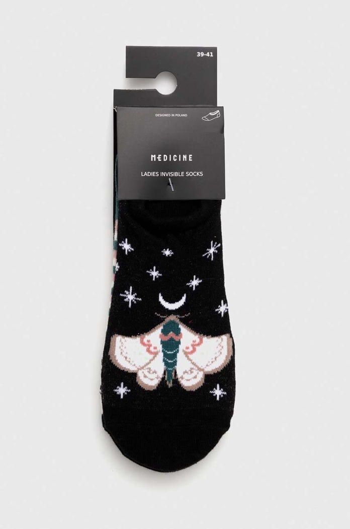 Odzież Skarpetki bawełniane damskie wzorzyste (3-pack) kolor multicolor RS24.LGD608 multicolor