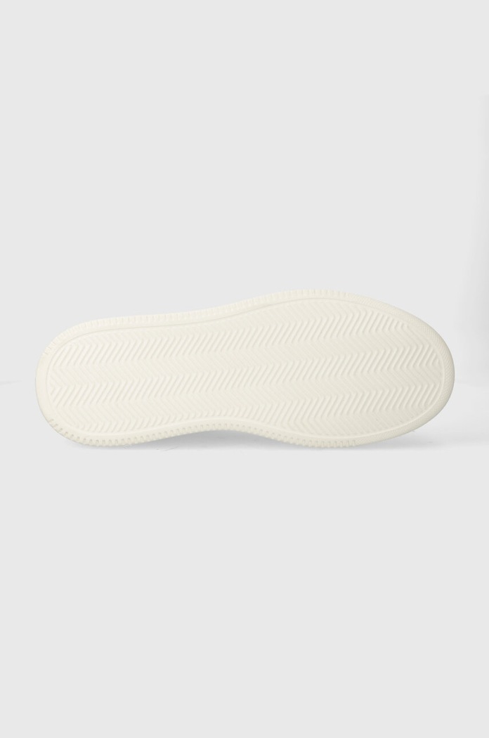 Kožené sneakers boty bílá barva RS24-OBM203