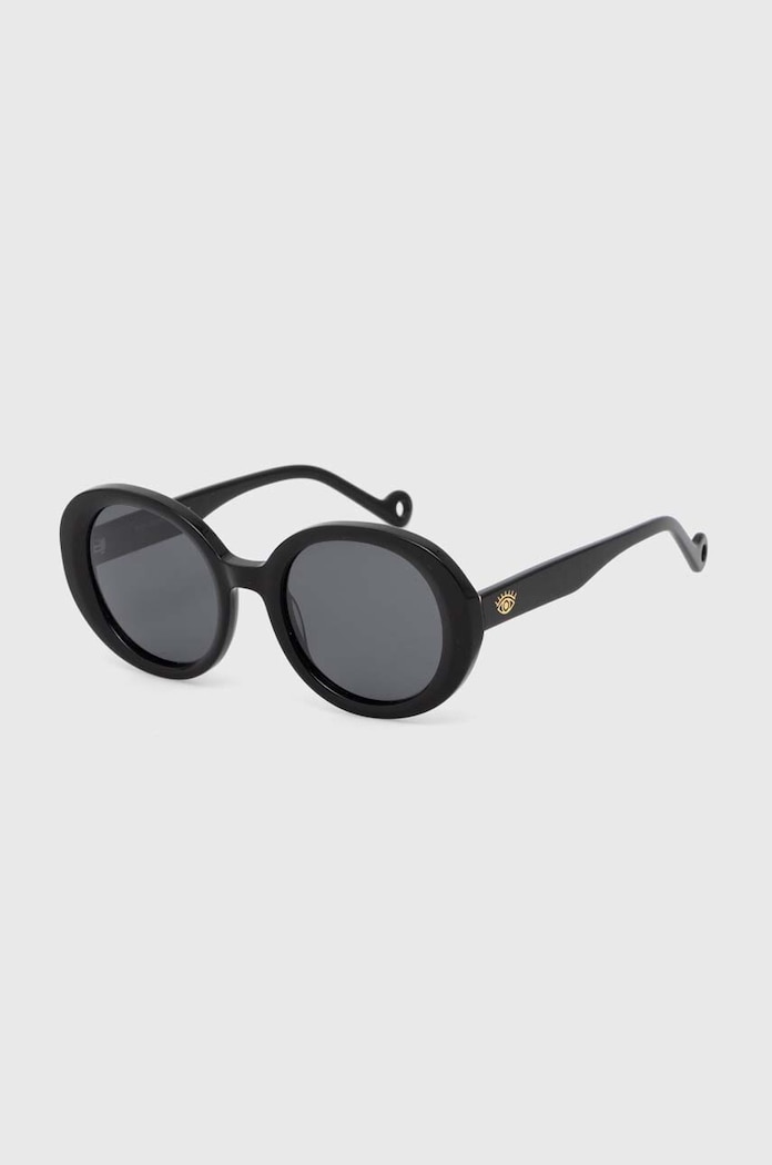 Okulary przeciwsłoneczne damskie z acetatu z polaryzacją kolor czarny RS24-OKD807 czarny RS24
