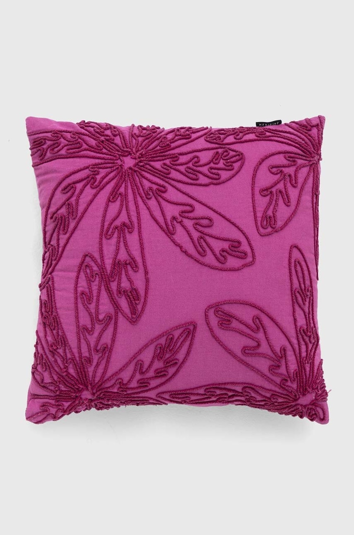 Dekoratívna obliečka na vankúš s ozdobnou aplikáciou 45 x 45 cm ružová farba RS24-PSU500 ružová RS24