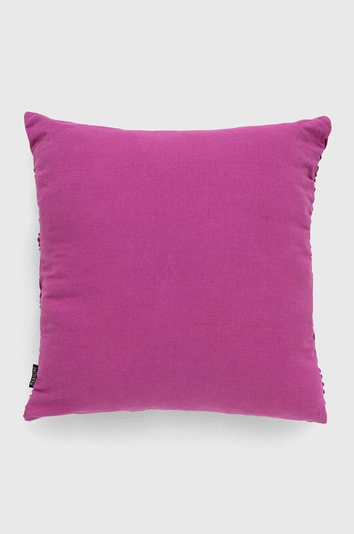 Spálňa Dekoratívna obliečka na vankúš s ozdobnou aplikáciou 45 x 45 cm ružová farba RS24-PSU500 ružová