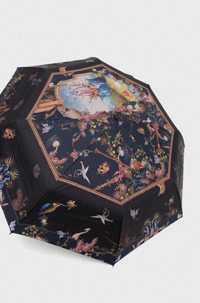 Parasol z kolekcji Eviva L'arte kolor czarny Art Series czarny RS24-ROU351