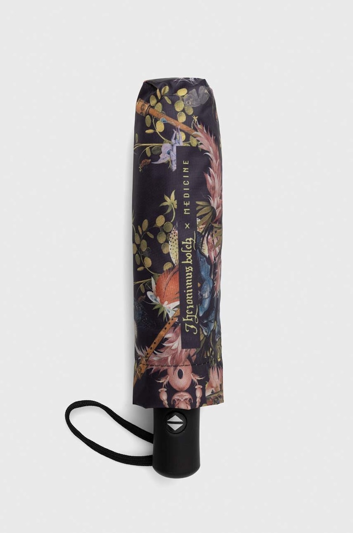 Parasol z kolekcji Eviva L'arte kolor czarny czarny RS24-ROU351