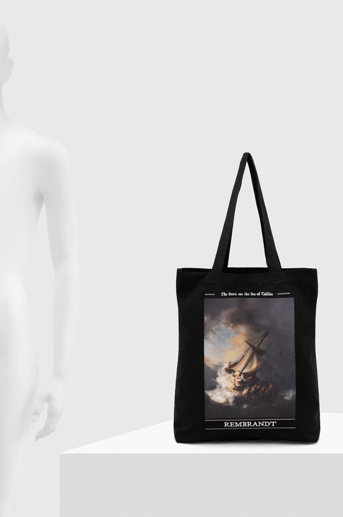 Torba bawełniana z kolekcji Eviva L'arte kolor czarny RS24-TCM251