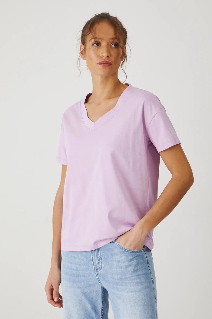 Medicine t-shirt γυναικείο βαμβακερό μωβ RS24-TSD074