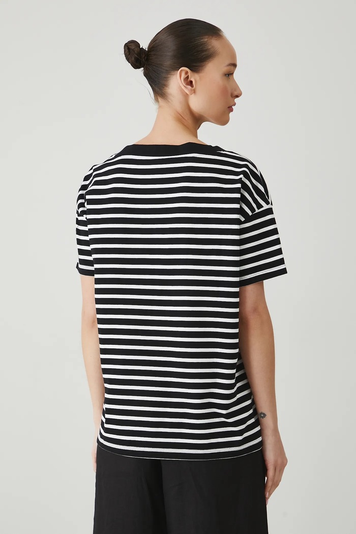 Odzież T-shirt damski bawełniany RS24-TSD074 czarny