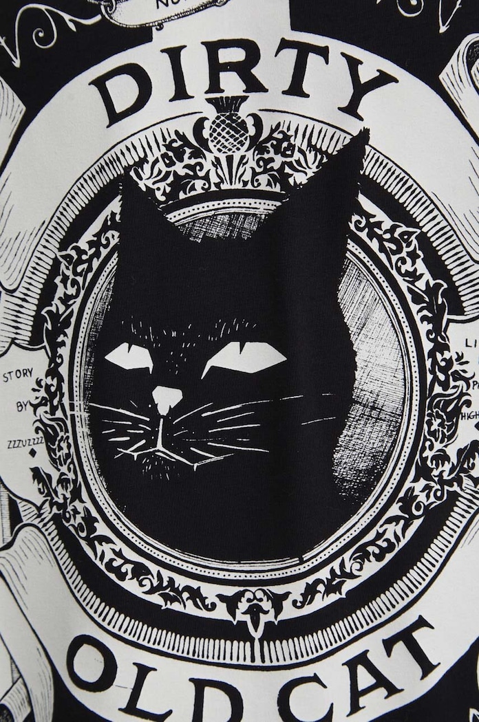 T-shirt bawełniany męski by Zuzanna Kierenkiewicz „zzzuzzzz”, Grafika Polska kolor czarny RS24-TSM456