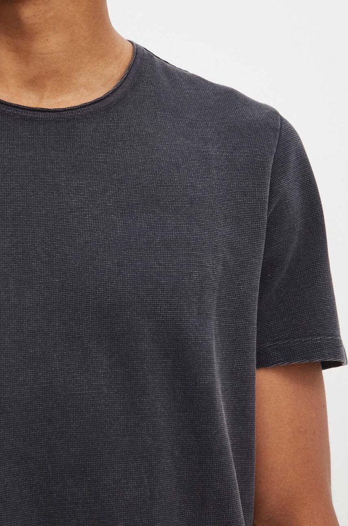 T-shirt bawełniany męski gładki kolor szary RS24.TSM920 szary
