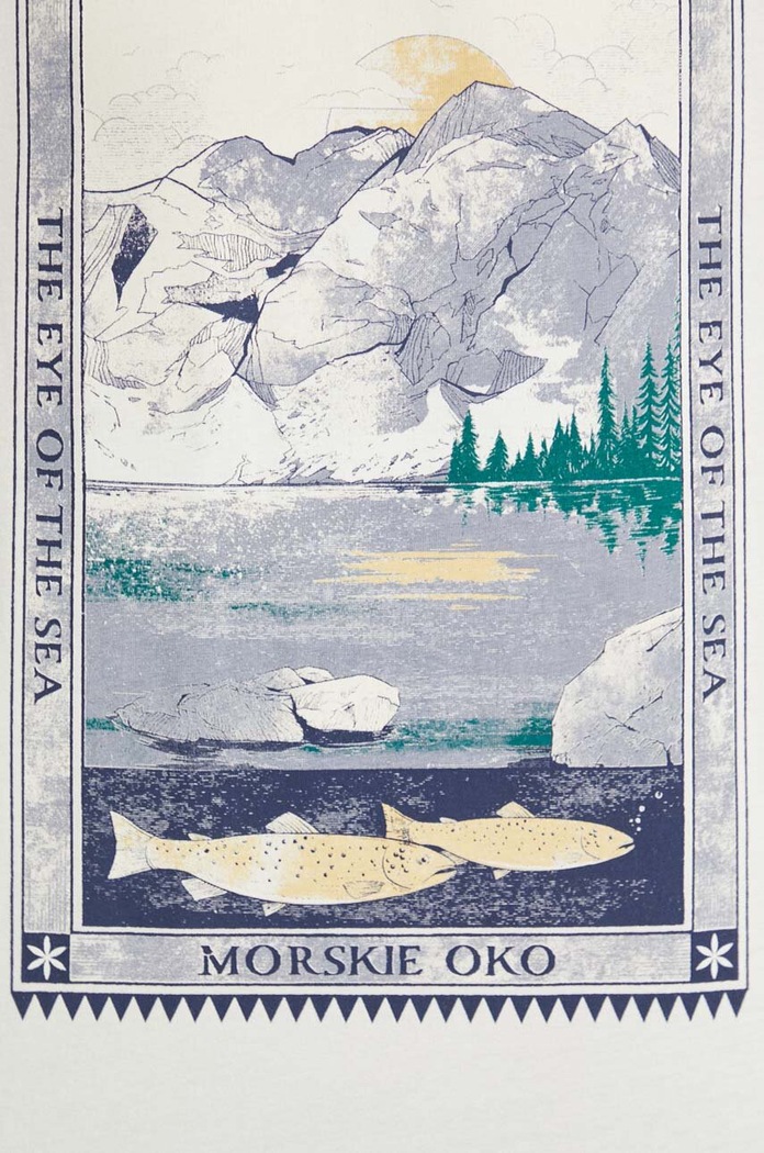 Bavlněné tričko pánské z kolekce Tatra National Park x Medicine béžová barva RS24-TSMA58