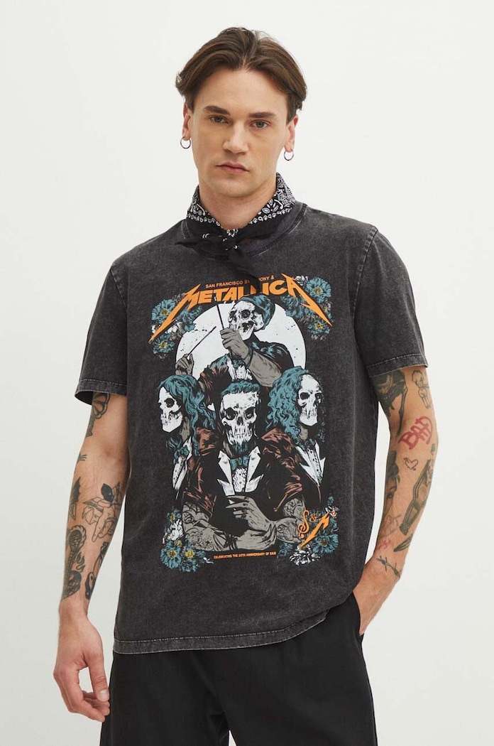 Medicine t-shirt bawełniany RS24.TSMB55 czarny RS24