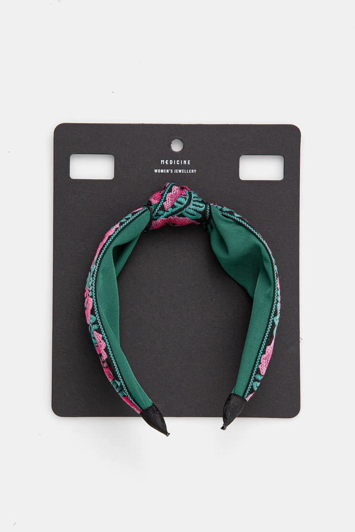 Akcesoria Opaska do włosów damska wzorzysta kolor multicolor RS25-AWD804 multicolor