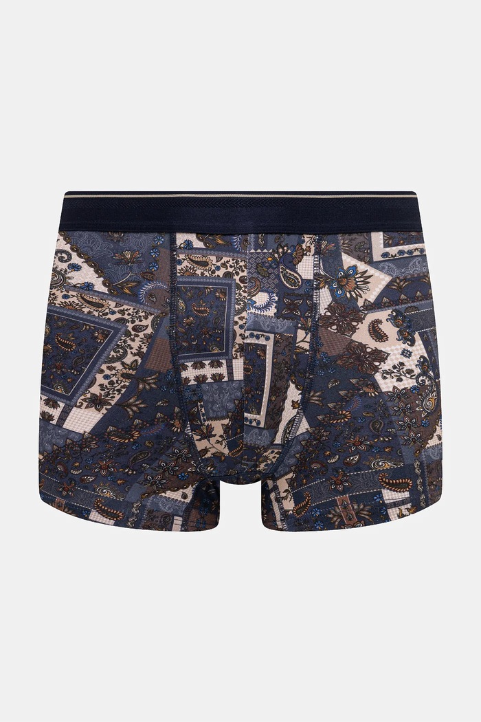Odzież Bokserki bawełniane męskie z elastanem wzorzyste (2-pack) kolor multicolor RS25.BIM301 multicolor