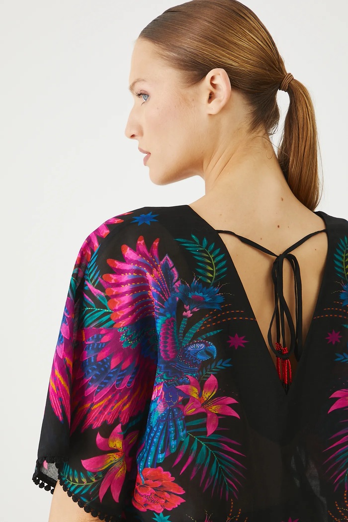 Medicine bluza din bumbac negru RS25-BKDA02
