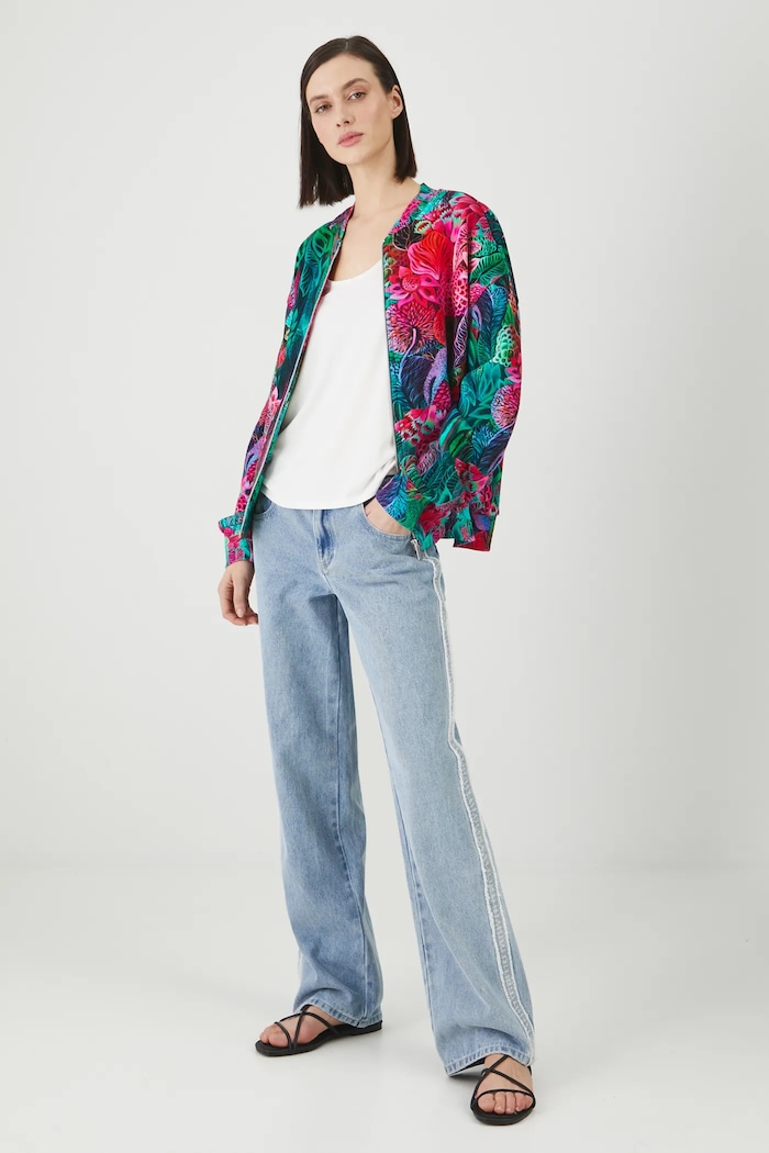Odzież Bluza damska by Justyna Stoszek – Forest Forever, Sense of Values kolor zielony RS25-BLD651 zielony