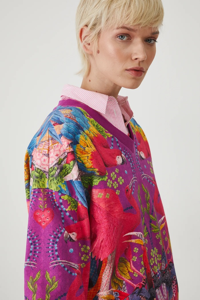 Bluza Medicine violet RS25-BLD850