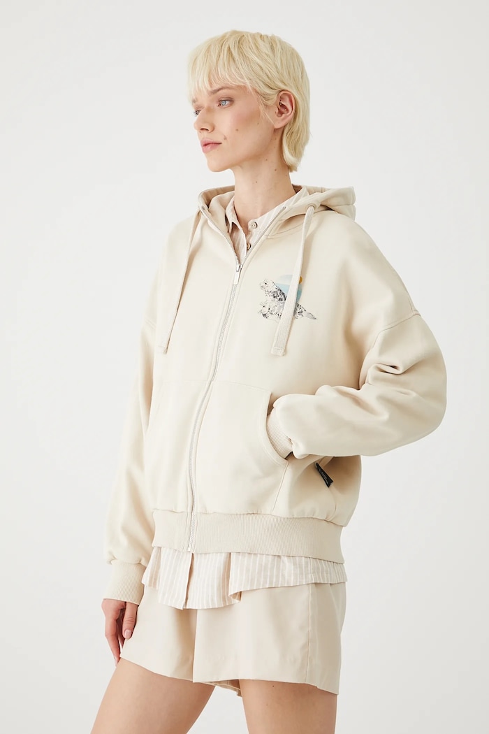 Bluza damska z kolekcji Medicine x Słowiński Park Narodowy kolor beżowy RS25-BLDA50 beżowy RS25