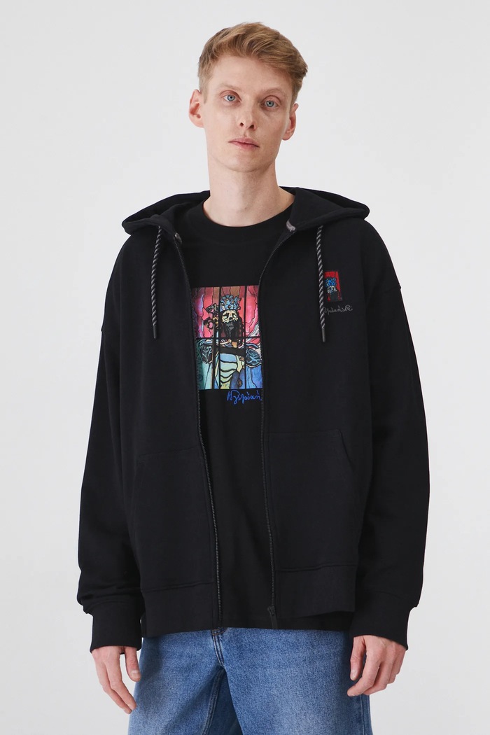 Bluza męska z kolekcji Eviva L'arte kolor czarny RS25.BLM203 czarny RS25