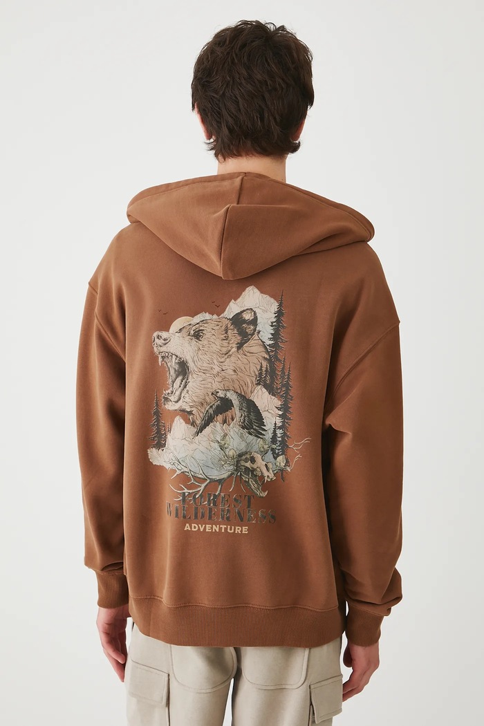 Odzież Medicine Bluza bawełniana RS25-BLM500 brązowy