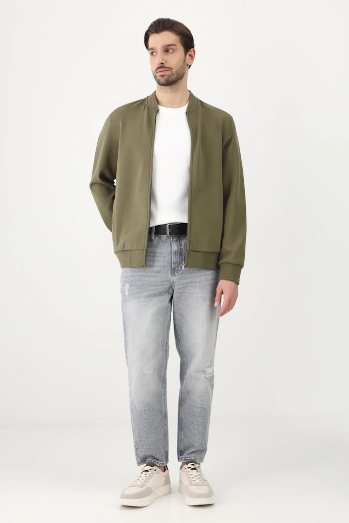 Bluza męska interlock gładka kolor zielony RS25.BLM501 zielony RS25