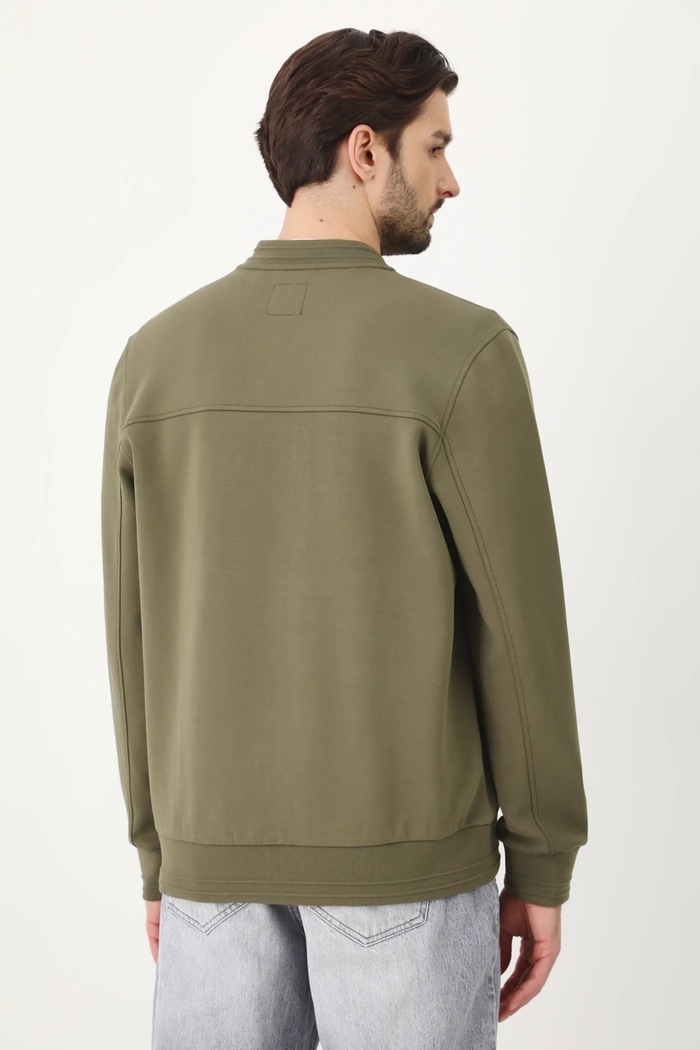 Odzież Bluza męska interlock gładka kolor zielony RS25.BLM501 zielony