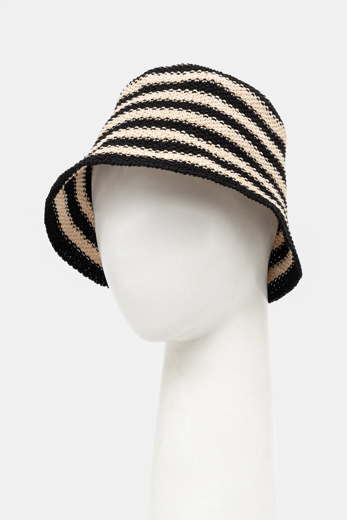 Kapelusz bawełniany damski typu bucket hat kolor multicolor RS25-CAD901 multicolor RS25