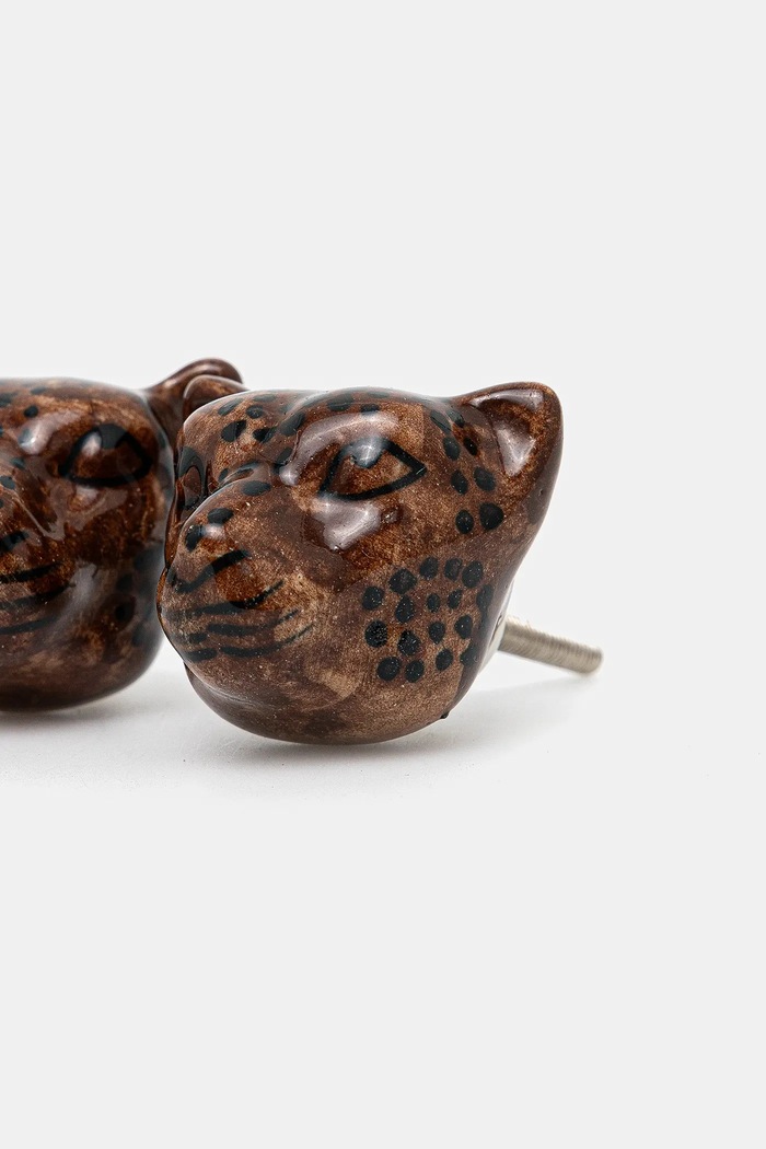 Nábytková rukojeť z porcelánu (2-pack) hnědá barva RS25-DEU810 hnědá RS25