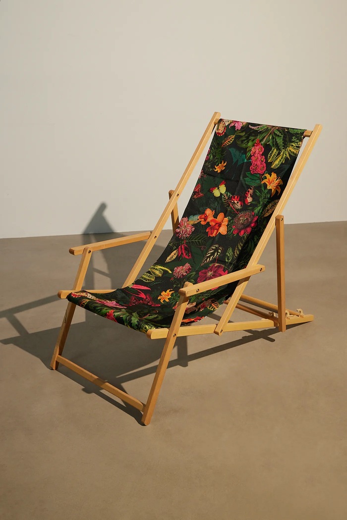 Leżak z podłokietnikami wzorzysty kolor multicolor multicolor RS25.GAU700