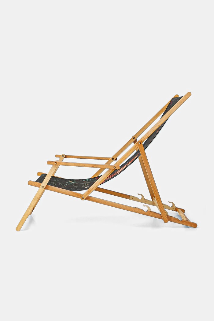 Lifestyle i travel Leżak z podłokietnikami wzorzysty kolor multicolor RS25-GAU802 multicolor