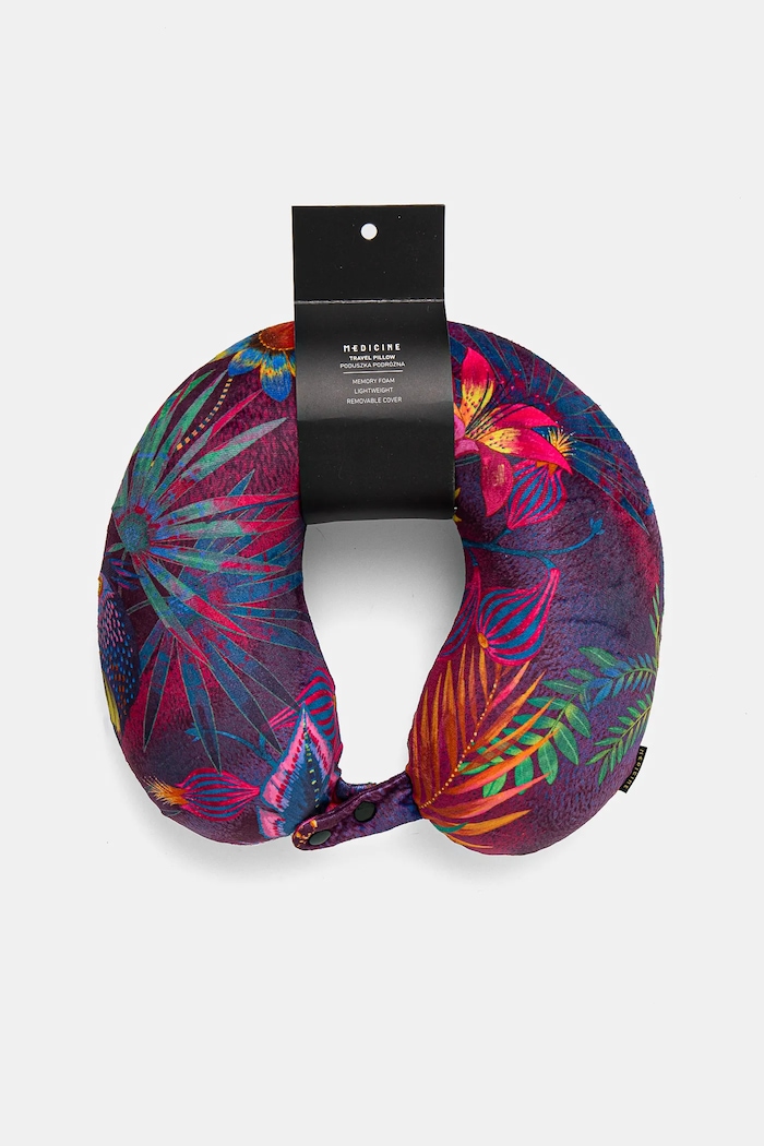 Poduszka podróżna z pianki memory kolor multicolor multicolor RS25.GEU601