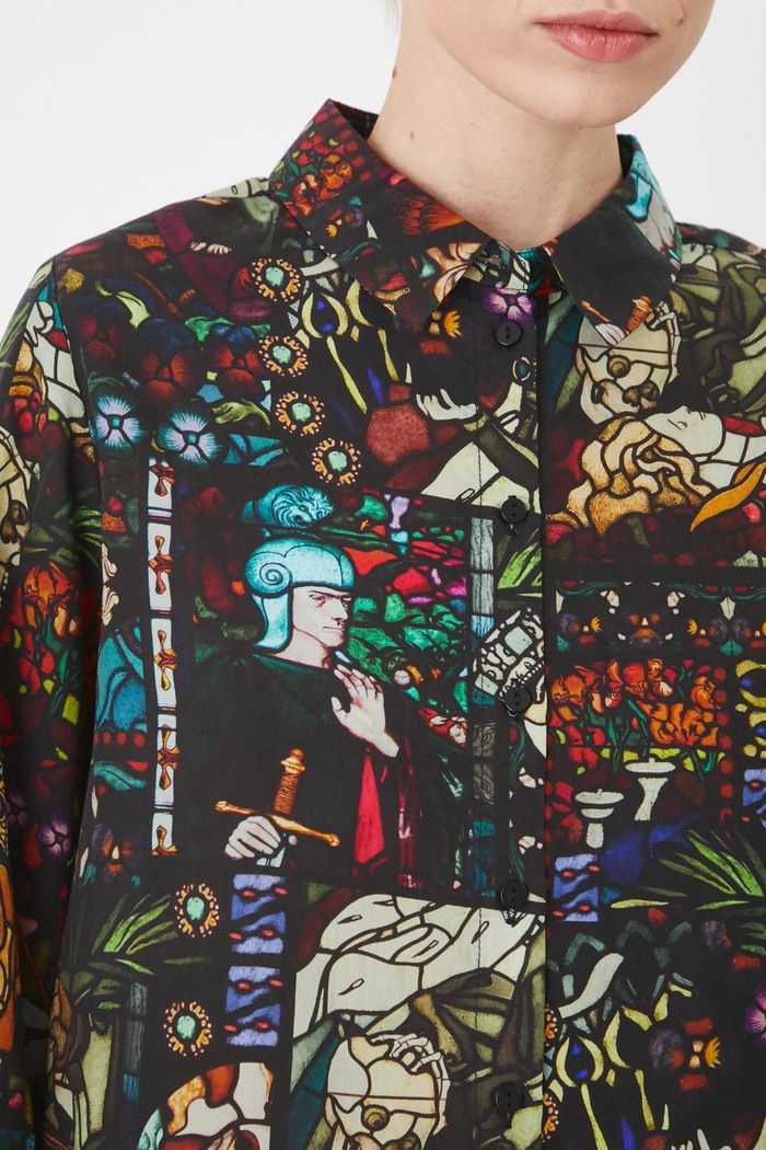 Koszula damska z kolekcji Eviva L'arte kolor multicolor RS25-KDD255