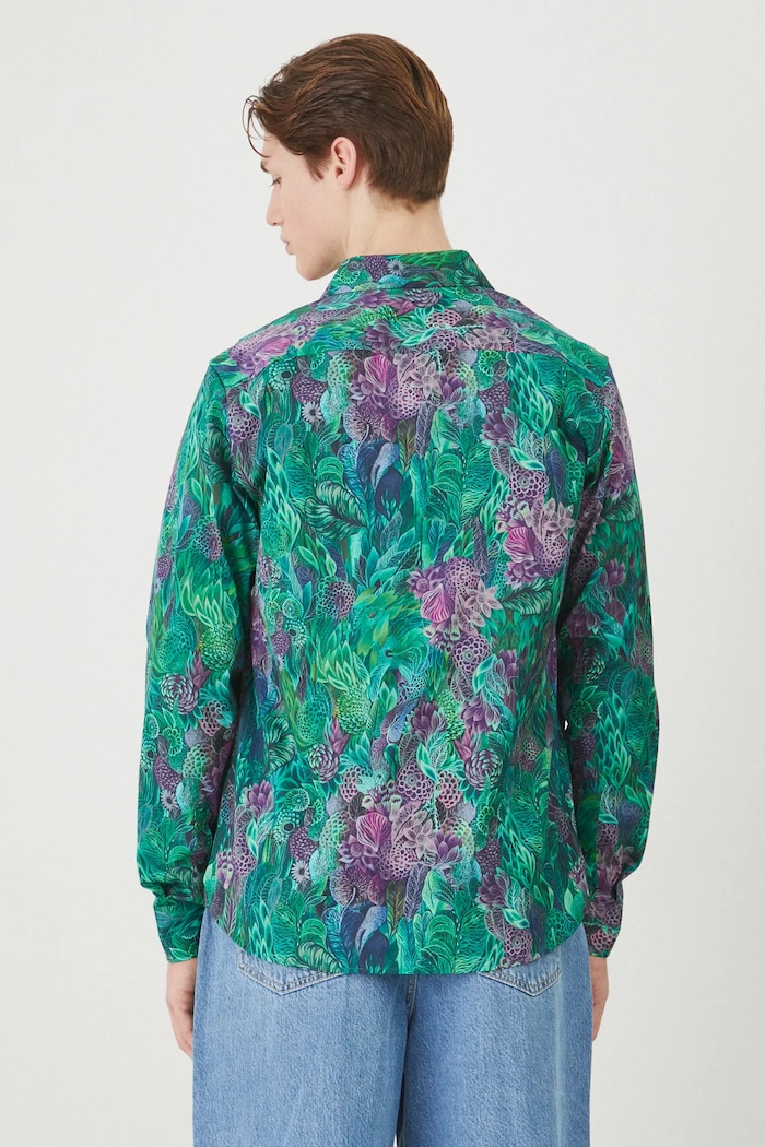 Koszula męska by Justyna Stoszek – Forest Forever, Sense of Values kolor multicolor multicolor RS25-KDM650
