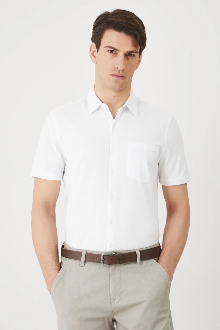 Medicine camicia slim bianco RS25-KKM073