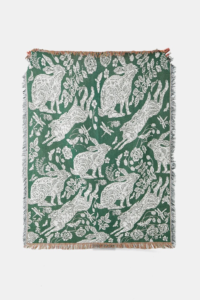 Koc żakardowy wzorzysty 160 x 130 cm kolor multicolor RS25.KOU500 multicolor RS25