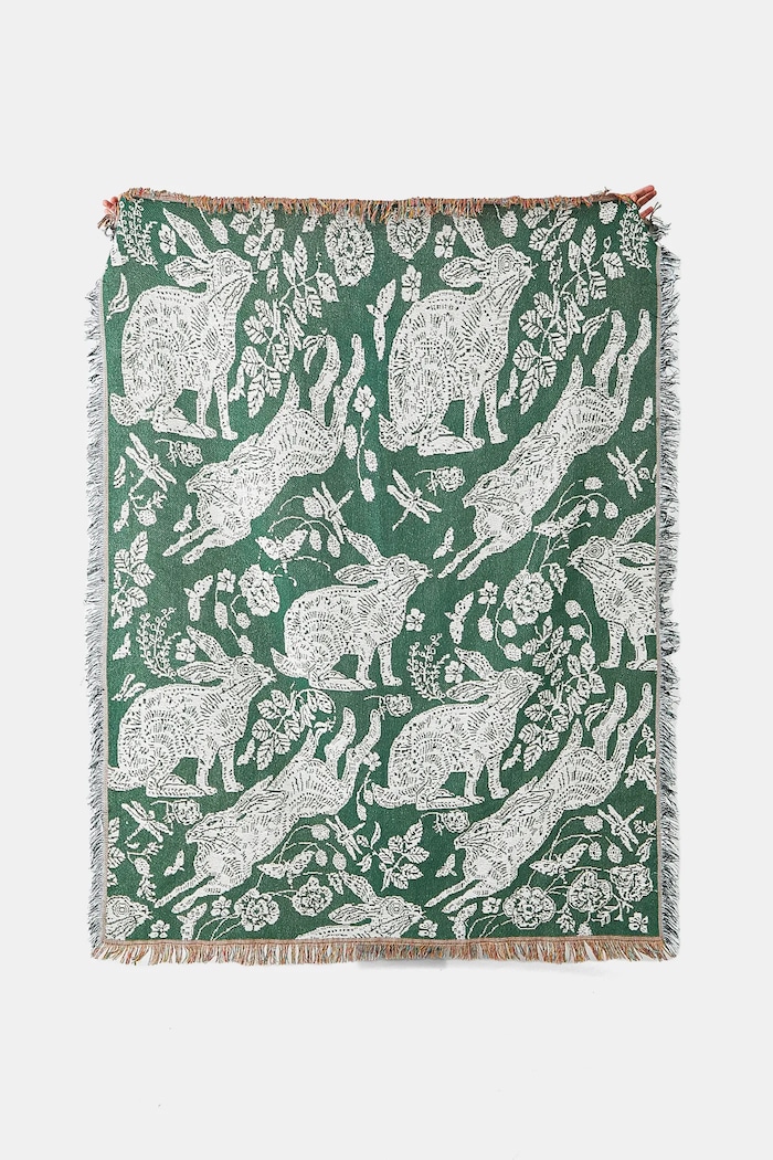 Koc żakardowy wzorzysty 160 x 130 cm kolor multicolor RS25.KOU500 multicolor RS25