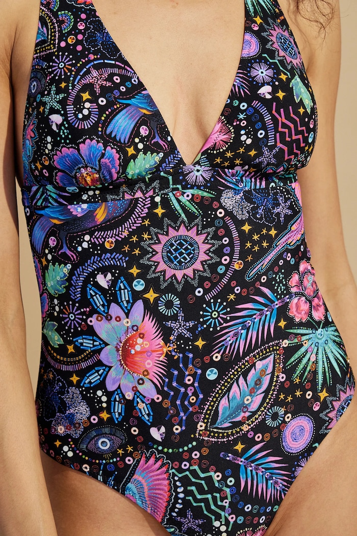 Medicine jednoczęściowy strój kąpielowy RS25-KSD700 multicolor