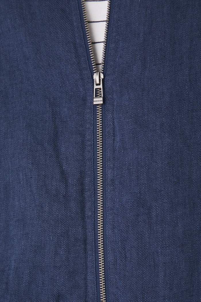 Lanena bomber jakna Medicine RS25-KUM700 mornarsko modra