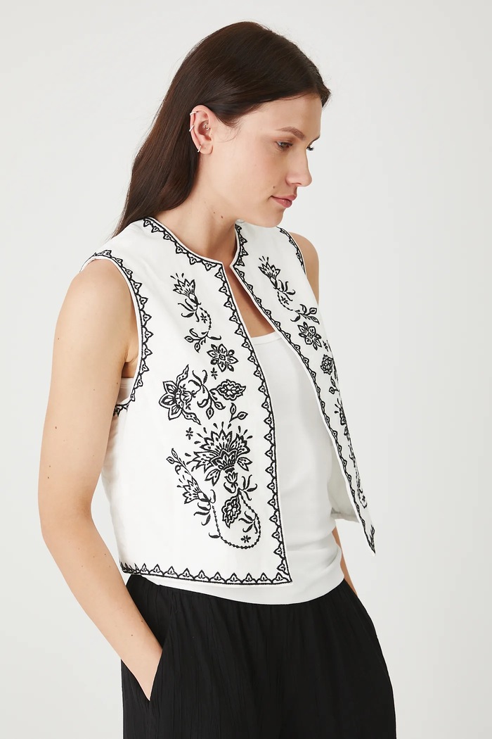 Medicine gilè in cotone RS25-KZDB00 bianco
