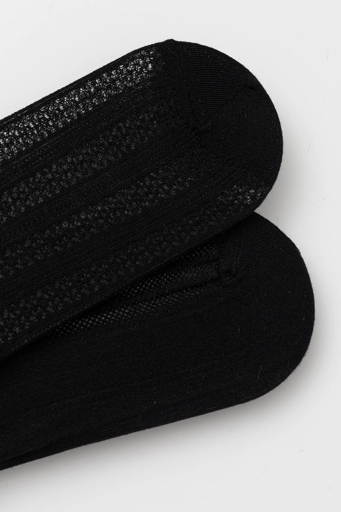 Ponožky dámské z žakáru (2-pack) černá barva RS25-LGDA04 černá RS25