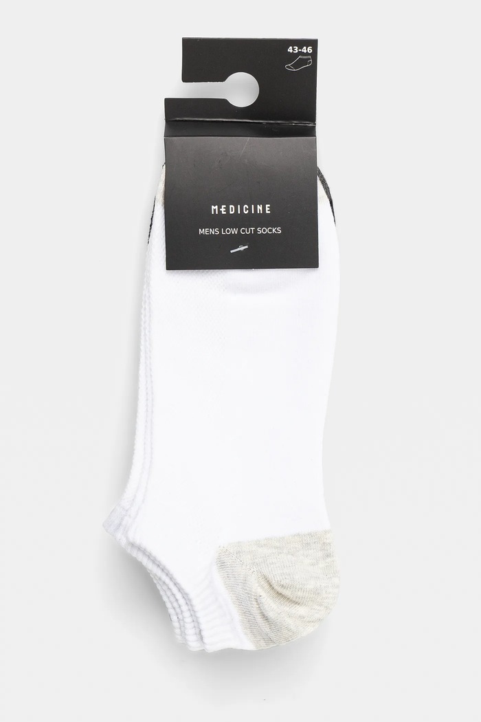 Odzież Skarpetki bawełniane męskie (3-pack) kolor multicolor RS25-LGM616 multicolor