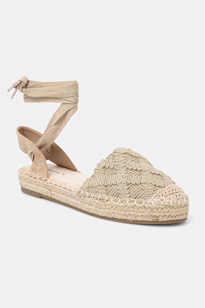 Espadrilky dámske béžová farba RS25-OBD805 béžová RS25